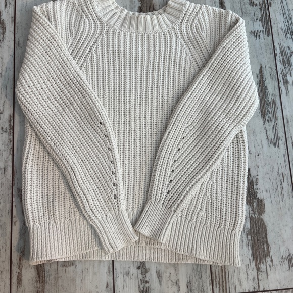 Everlane Textured Cotton Crewneck Sweater - Size XS - Picture 11 of 16